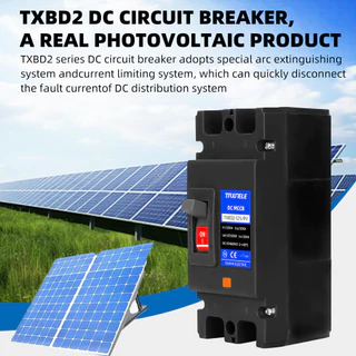Dc MCCB 2P 1000V DC Solar Molded Case Circuit Breaker MCCB Overload Protector Solar PV 125A 250A 150A