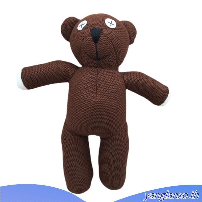 หมอนตุ๊กตาฟิกเกอร์ รูปการ์ตูนหมี Rowan Atkinson Row Mr.Bean Teddy Bear Bean Bear ขนาด 36 ซม. สีน้ําต