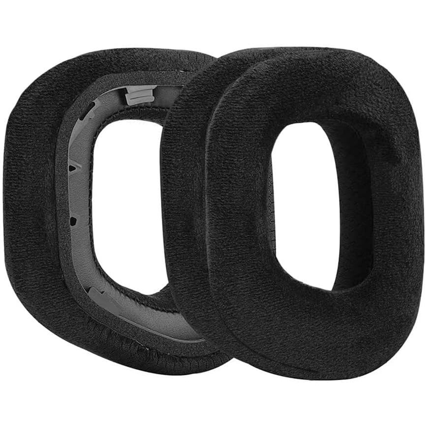 เปลี่ยนแผ่นรองหูฟังสําหรับหูฟังไร้สาย Corsair HS80 RGB, แผ่นรองหูฟัง Velour เข้ากันได้กับ HS80 RGB แ