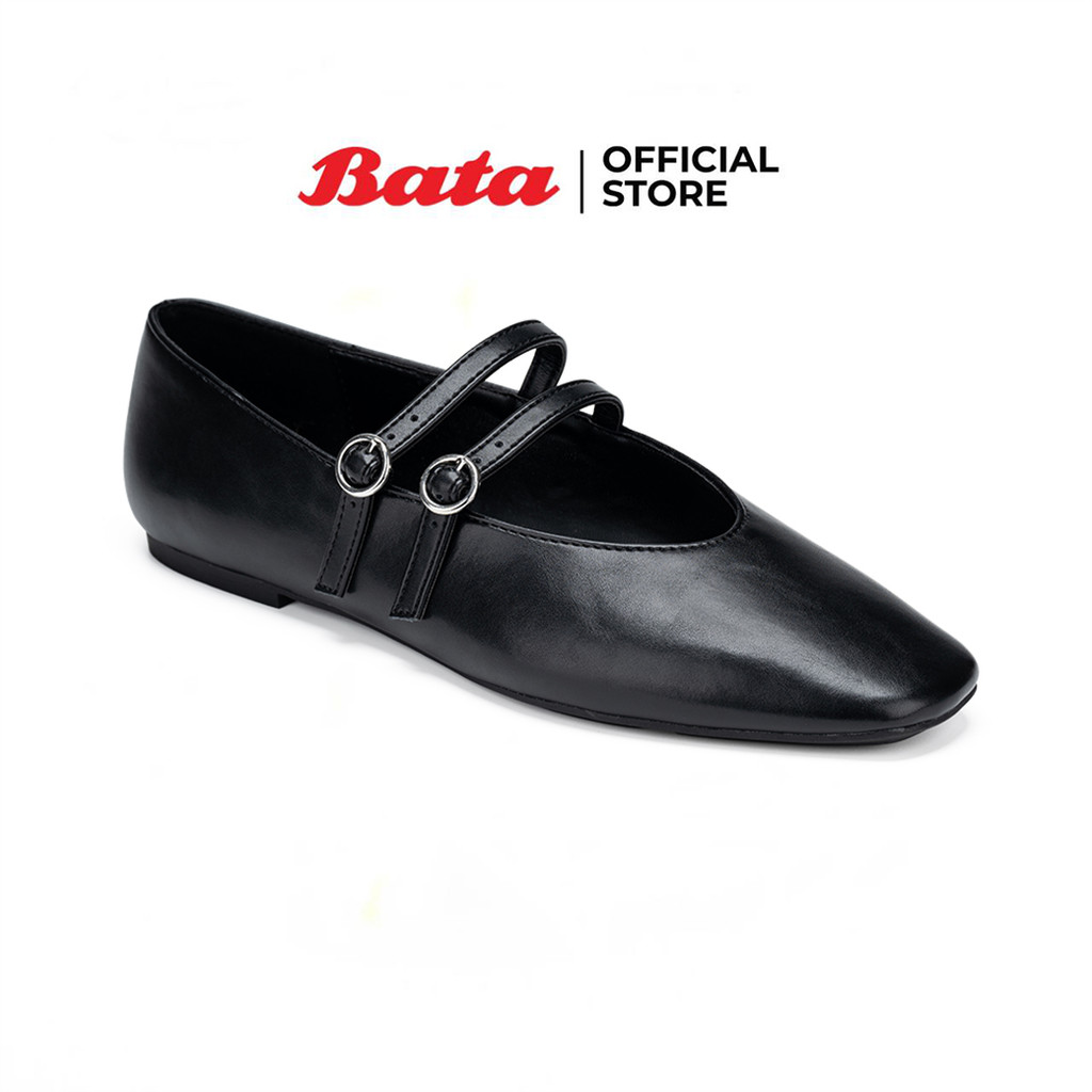 Bata บาจา รองเท้าคัทชู แบบสวม ส้นแบน สำหรับผู้หญิง รุ่น LONDON สีดำ 5316309 สีเงิน 5311309