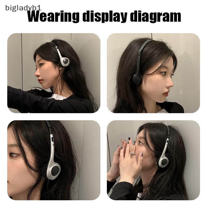 SONY SAMSUNG <BGLYB>แฟชั่นVINTAGE Retroคลาสสิกชุดหูฟัง80SสําหรับSony Panasonic CD MD Walkman MP3ยิงP