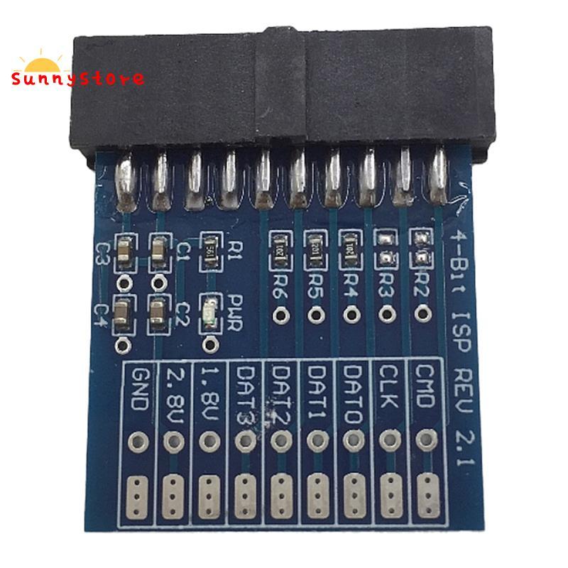 อะแดปเตอร์ใหม่ JTAG , ISP 4-BIT ISP REV 2.1 สําหรับ Easy Jtag Plus Box / เครื่องมือ ESAYJTAG