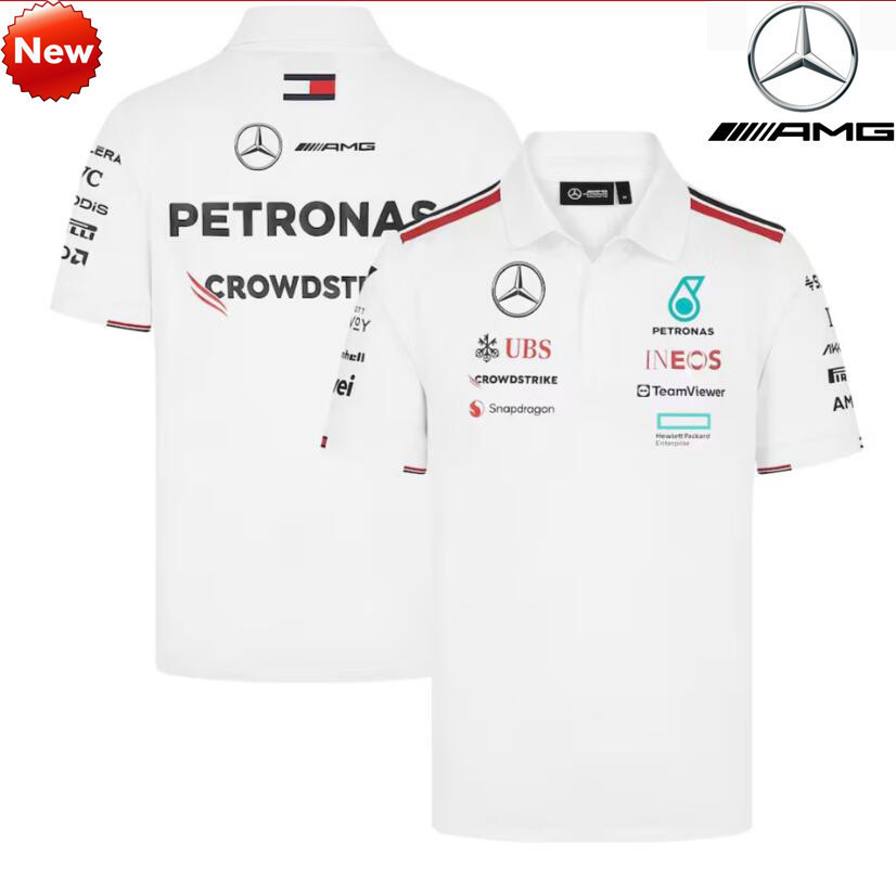 【เสื้อ polo】 Latest F1 Racing Jersey + F1 Racing Team Polo Shirt Summer Men&Women Short Sleeve S-3XL