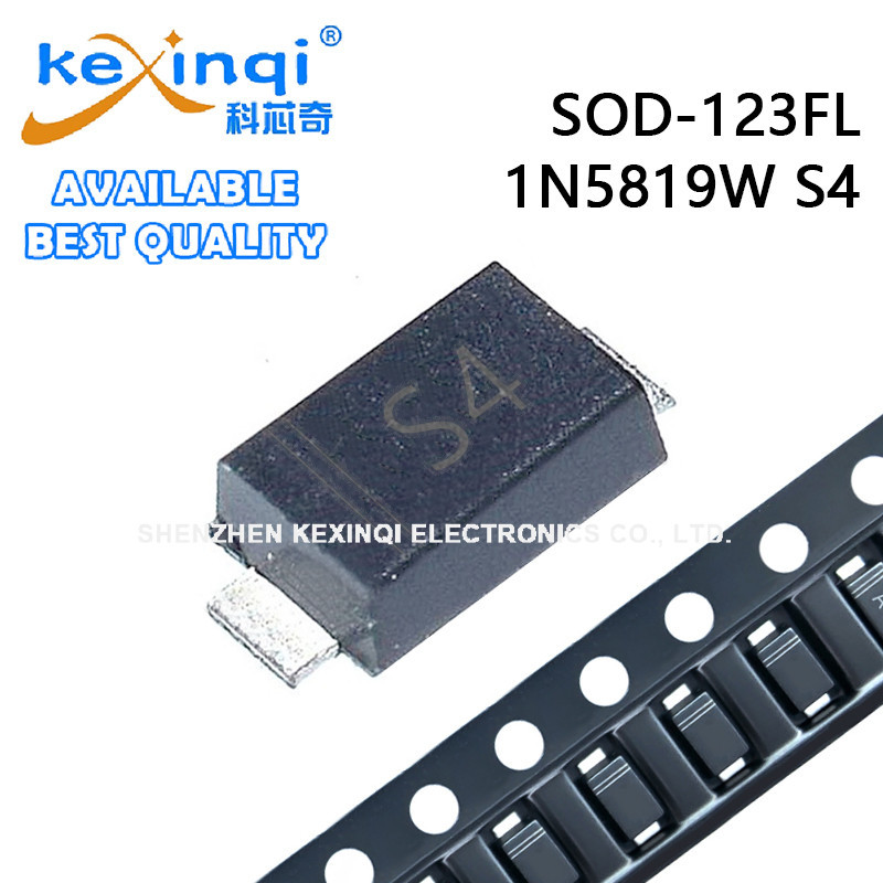 (50-200 ชิ้น) 1N5819W S4 SOD-123FL SMD Rectifier ไดโอดและป้องกันไฟกระชาก