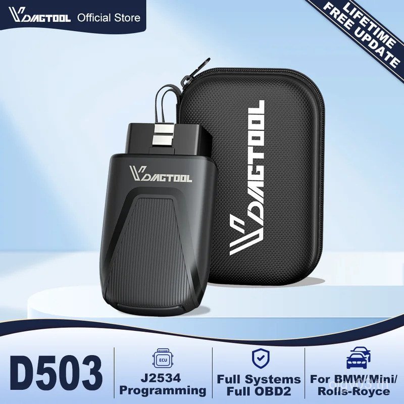 VDIAGTOOL D503 สําหรับ BMW OBD2 เครื่องสแกนเนอร์ J2534 การเขียนโปรแกรมเครื่องมือรถสําหรับ BMW/Mini/R