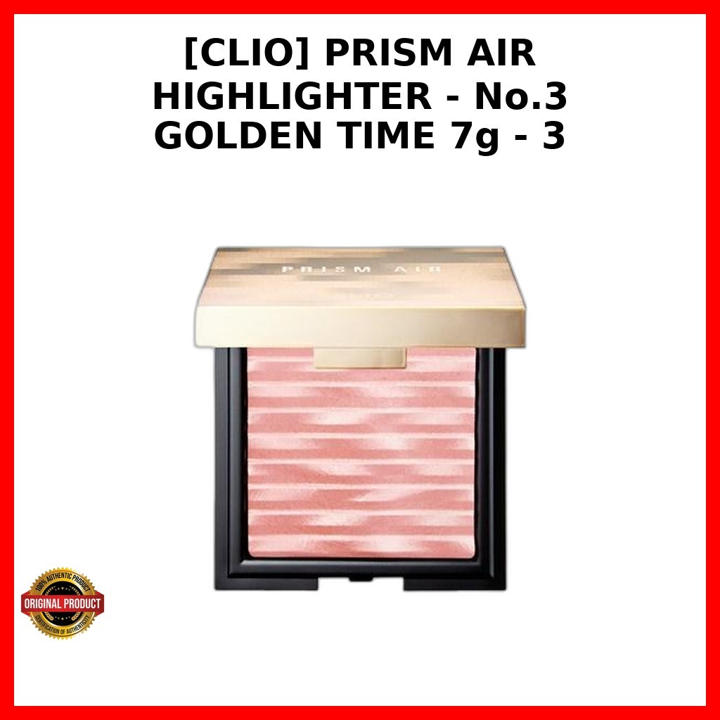 [CLIO] PRISM AIR HIGHLIGHTER - No.3 GOLDEN TIME 7g - 3 GOLDEN TIME / ไฮไลท์เกาหลี / Radiant Glow by 