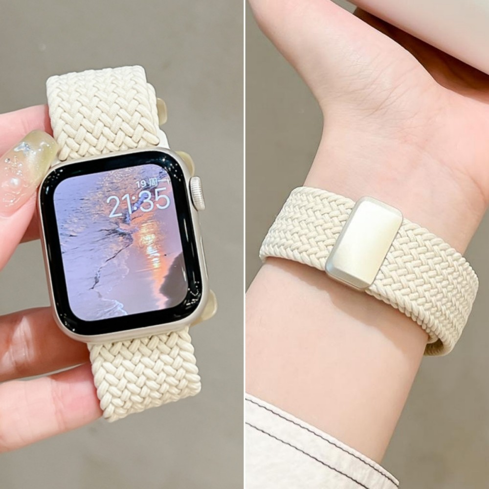 Magnetic Snap สายไนลอนและป้องกันกรณีชุดสําหรับ iWatch S11 10 9 8 7 6 5 4 SE3 Ultra พร้อมฝาครอบสร้อยข้อมือสําหรับ iWatch band 49 มม.46 มม.45 44 42 41 40 38 สมาร์ท ราคา ถูกที่สุด ดีลบีเคเค