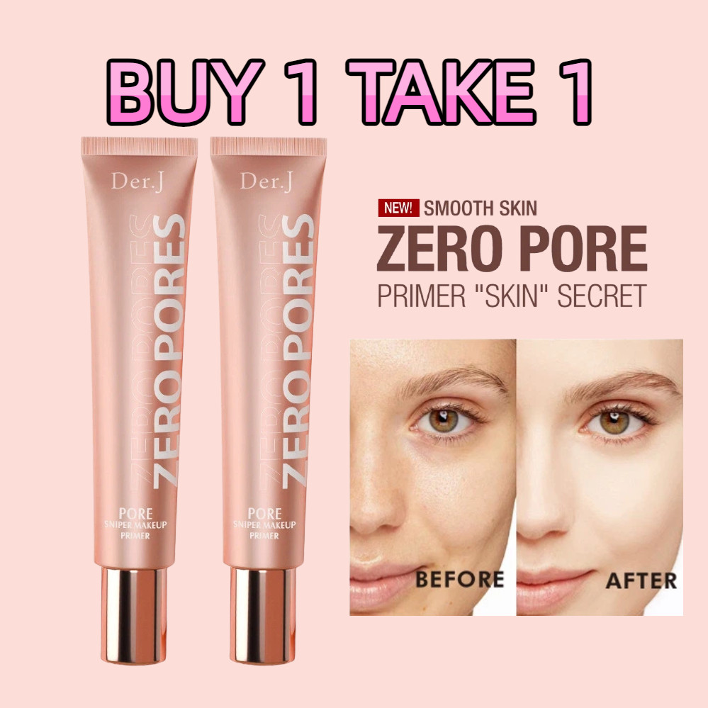 BUY 1 TAKE 1der.j Soft Focus Moisturizing Makeup Primer คอนซีลเลอร์ Liquid Foundation Party Festival
