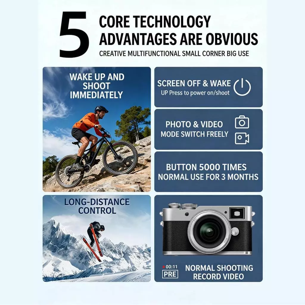 รีโมทคอนโทรลสำหรับ Insta360 ONE RS บลูทูธ 5.0 thumbnail 10