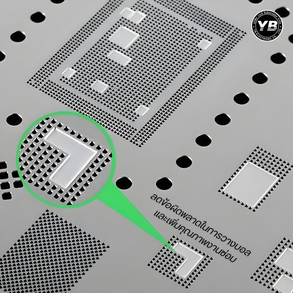 XZZ BGA Reballing Stencil สำหรับStencil Samsung S23 / S24 📱 Samsung Series XZZ