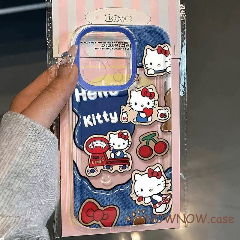 สําหรับ IPhone 17 Air 16 15 14 13 12 11 Pro Max X XR XS Max 7 8 Plus น่ารักคาวบอย Kitty โปร่งใส Space เคสโทรศัพท์นุ่ม