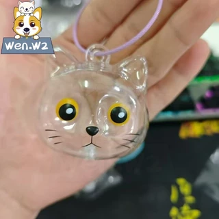 wen.W2 พวงกุญแจเก็บขนแมว กล่องใสจิ๋ว เก็บขนเป็นลูกกลม น่ารักมากกก 🐱✨