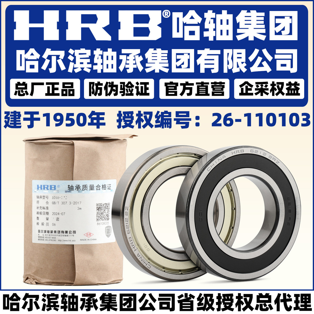 HRB HRB Bearing 6206 6207 6208 6209 6210-ZZ 2RZ