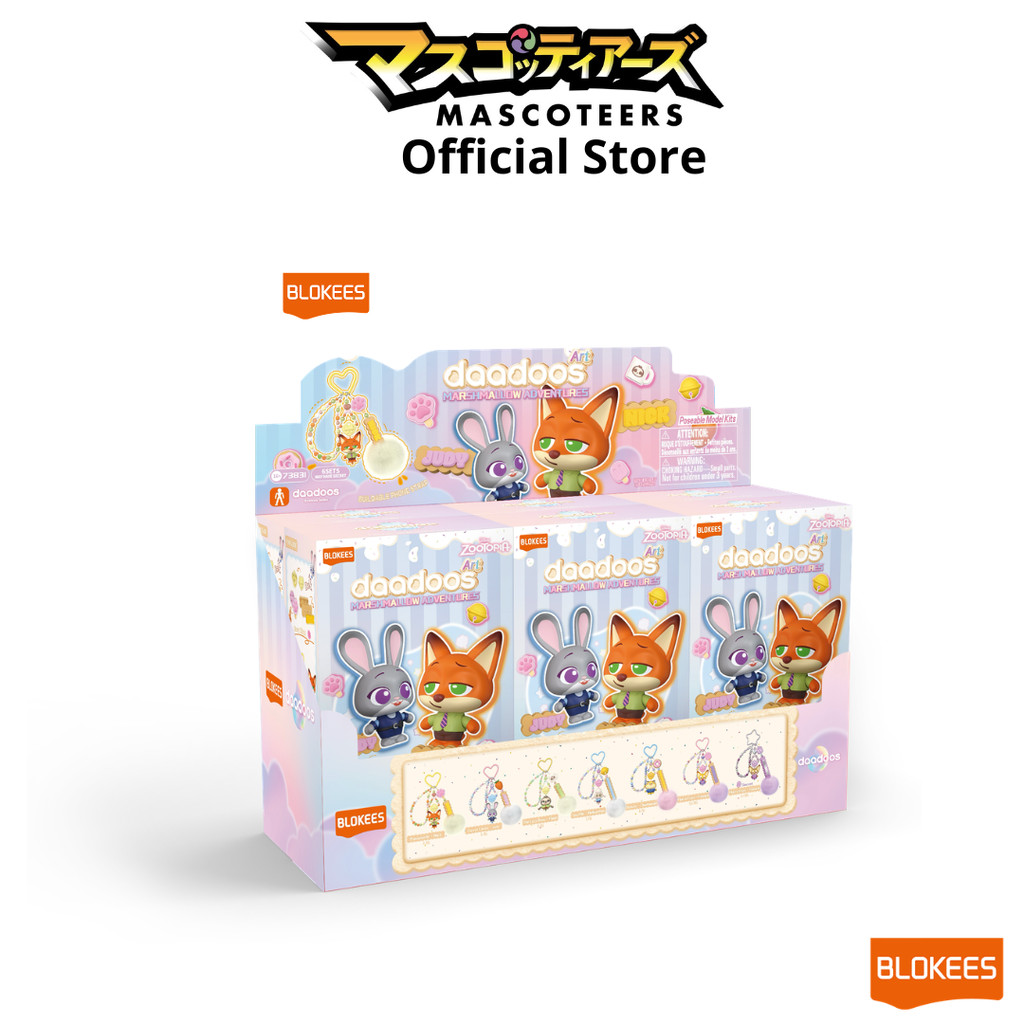 Blokees Dadoos กล่องสุ่ม(เดี่ยว) - Zootopia - 73831 - Art Series 01 - Marshmallow Adventures ของแท้ นำเข้า 100%