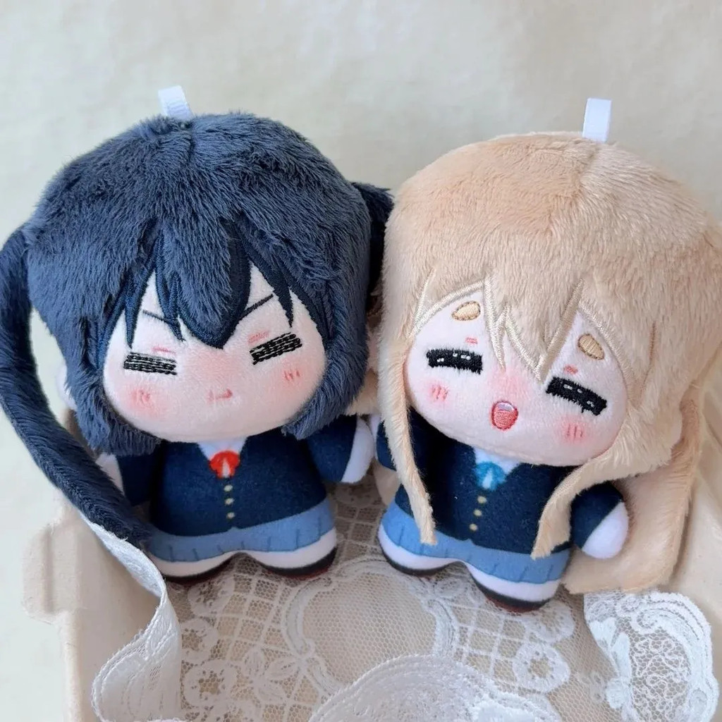 K-On! ก๊วนดนตรีแป๋วแหวว อนิเมะ ตุ๊กตาผ้าฝ้าย พวงกุญแจ Yui Hirasawa Tsumugi Kotobuki Mio Akiyama Ritsu Tainaka Azusa Nakano 10ซม. ของขวัญวันเกิด