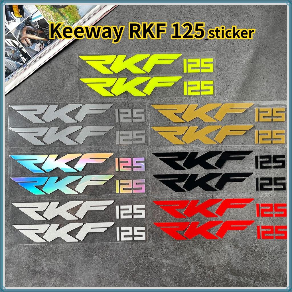 สติกเกอร์ไวนิลกันน้ําสะท้อนแสงสําหรับ Keeway RKF 125 RKF125 รถจักรยานยนต์ Body Decal