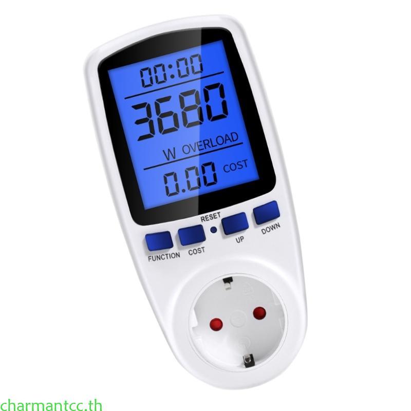 Charmantcc อัพเกรด Watt Meter Power Meter บ้านไฟฟ้า Usage Monitor ไฟฟ้า