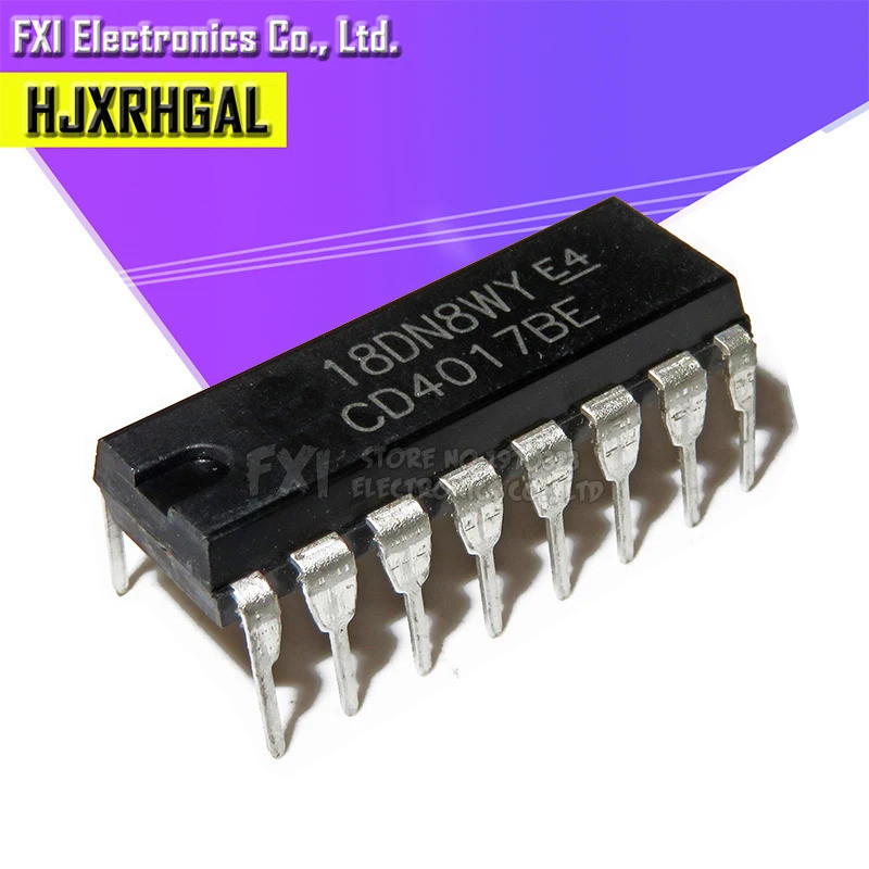 100 CD4017BE CD4017 DIP16 DIP CD4017B