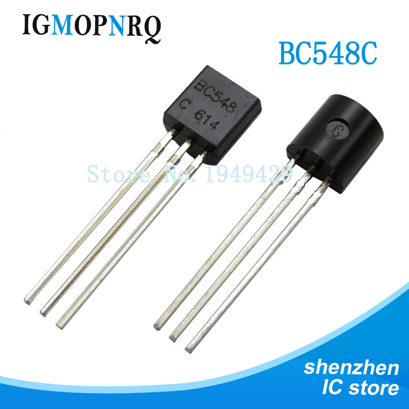 100PCS BC548C BC548 TO92 ทรานซิสเตอร์ใหม่