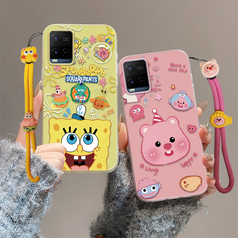 Vivo y21t y21s y33t y33s case vivo y21 case เคสโทรศัพท์ป้องกันการตก bbq