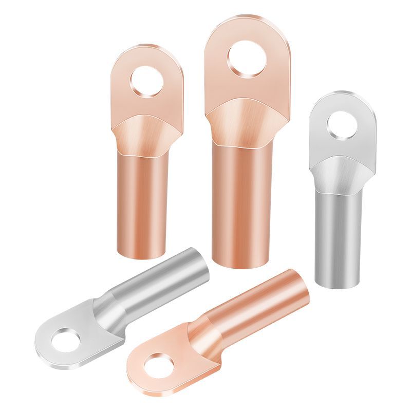 ขั้วต่อหูลวดทองแดงจมูกทองแดง DT ทองแดงบริสุทธิ์ DT16 / DT25 / DT50 / DT70 / DT95 / DT120