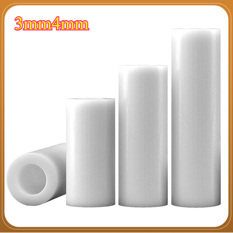 คอลัมน์แยก ABS สีขาว, คอลัมน์แยกฉนวน, คอลัมน์แผ่นพลาสติก 3mm4mm ผ่านคอลัมน์ปลอกไนลอน [XF-F01]