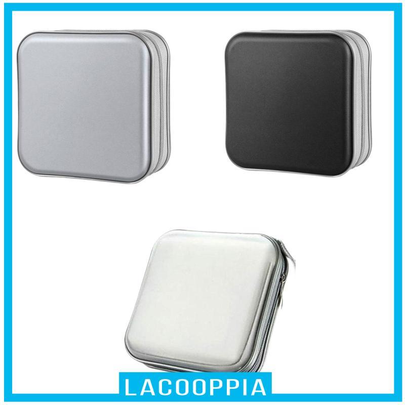 [Lacooppia] CD Case DVD Case CD Case Holder Disc Storage Organizer for Home Car Travel