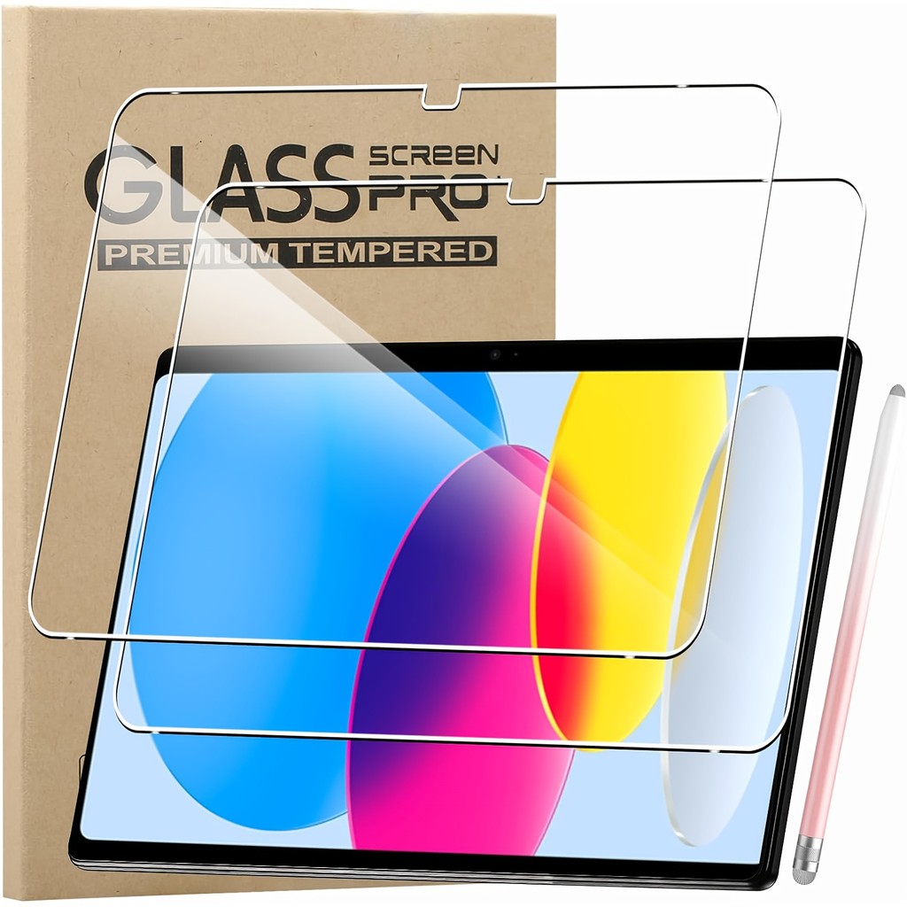 2pcs Pack Ultra Clear 9H ความแข็ง Scratch-Resistant กระจกนิรภัยป้องกันหน้าจอ,เหมาะสําหรับ Apple สําห