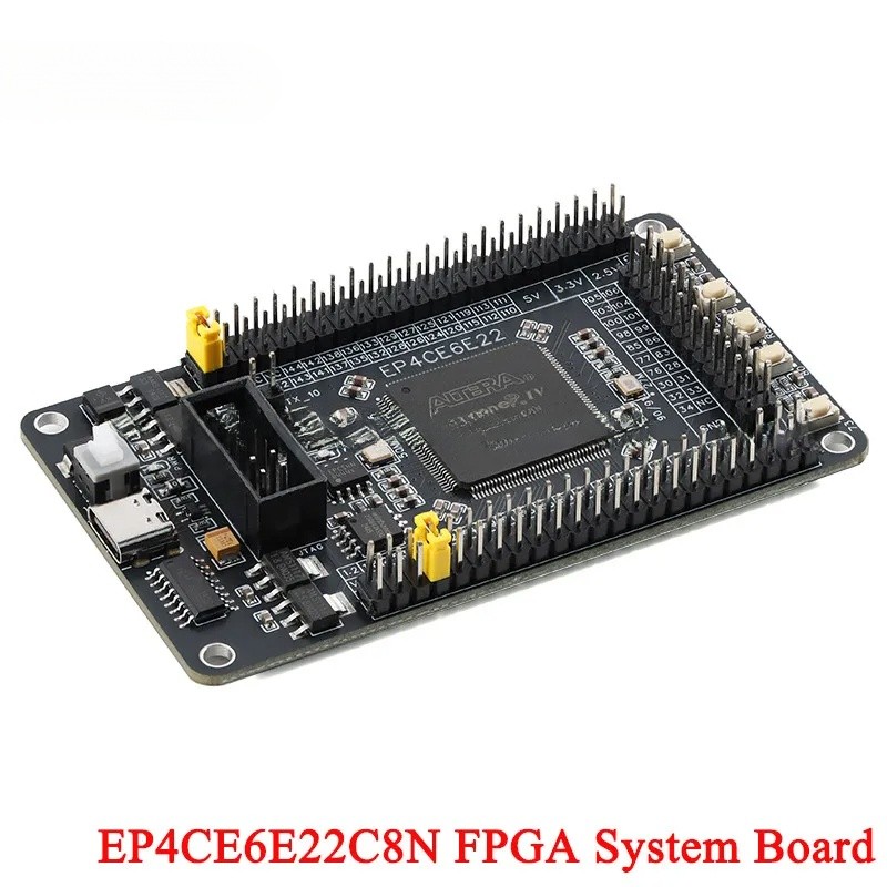 Altera CycloneIV EP4CE6E22C8N บอร์ดพัฒนา FPGA Core ขั้นต่ําระบบโมดูล 5V EPCS4 4M รีเซ็ตสวิทช์ไฟแสดงสถานะ