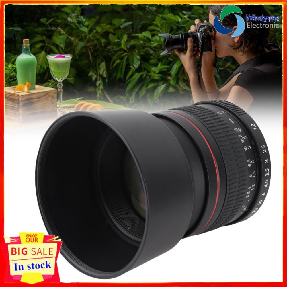 Windyons Windyons 85 มม.F1.8 รูรับแสงขนาดใหญ่ Full Frame Manual Focus Portrait Prime Lens Mount สำหร