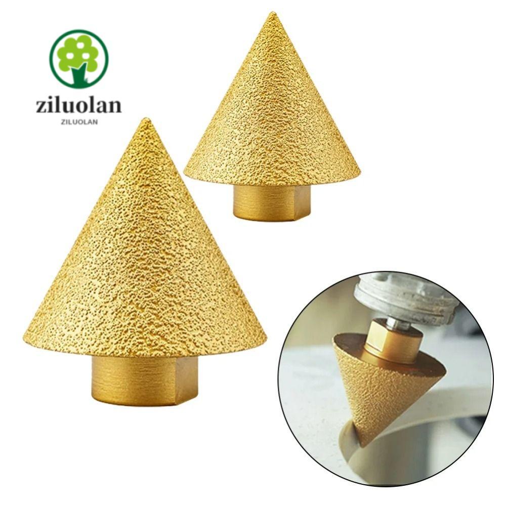Ziluolan ดอกสว่าน ทรงกรวย เจียรเพชร M10 สําหรับเจาะกระเบื้อง เซรามิค เซรามิค