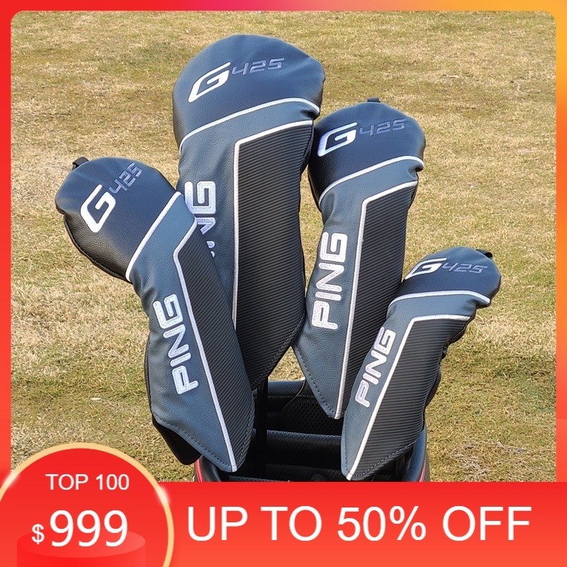 PING G425 Golf Headcover for Driver Fairway Hybrid head cover putter protective cover PU Leather
