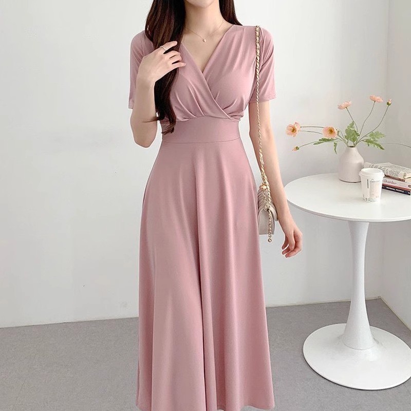 summer white dress เดรสขาว เดรสน่ารัก เกาหลี คุณหนู ออกงาน ทํางาน ไปทะเล ชุด ทํางาน กระโปรงยาว ราคา ถูกที่สุด ดีลบีเคเค แกลเลอรีภาพที่ 6