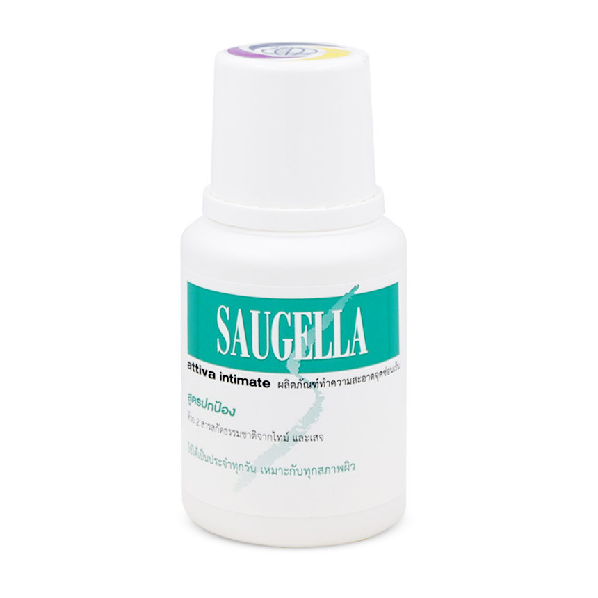Saugella Attiva (สีเขียว) ขวด 100 ml