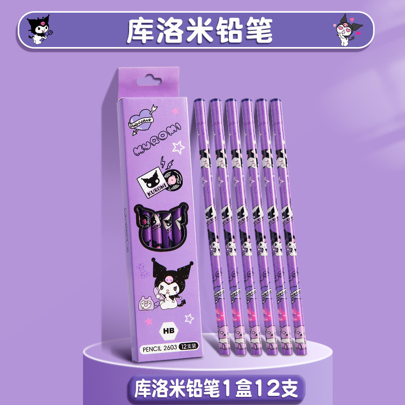 HBดินสอคุโรมิการ์ตูน123เกรดสากลสุขภาพเขียนอนุบาลเขียนดินสอวาดภาพเด็ก2026.1.9