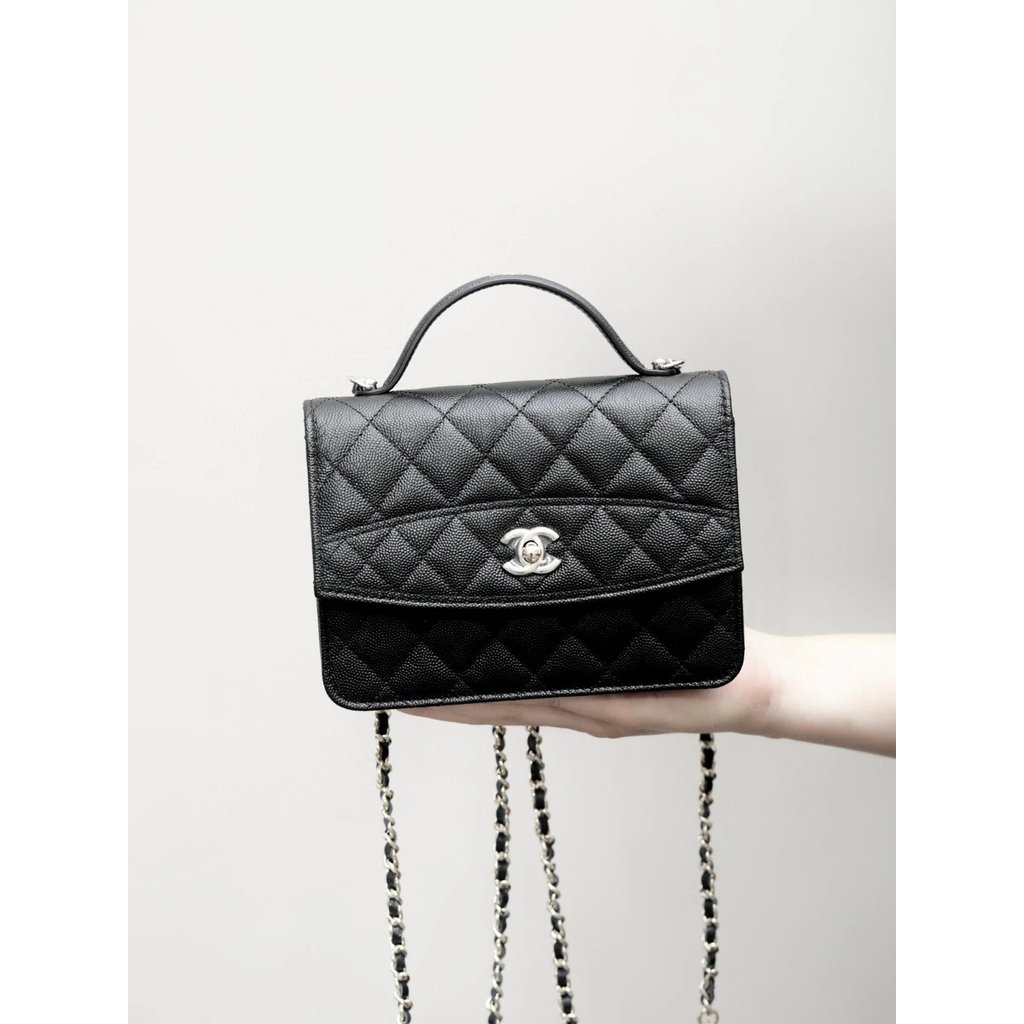 CHANEL 25c Organ Style woc Chain Bag Mouth Cover Bag Fortune Bag Organ Bag