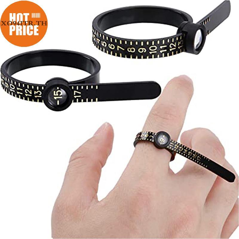 เครื่องมือวัดขนาดแหวน XOITR ปรับได้ตามมาตรฐาน UK/US/EU