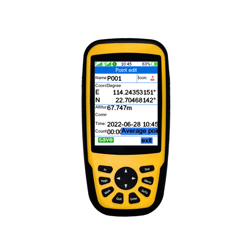 H60 RTK GNSS GPS อุปกรณ์สํารวจมือถือพร้อมระบบออฟโรเวอร์ฐานเครื่องวัดระยะความแม่นยําสําหรับการวัดสนาม