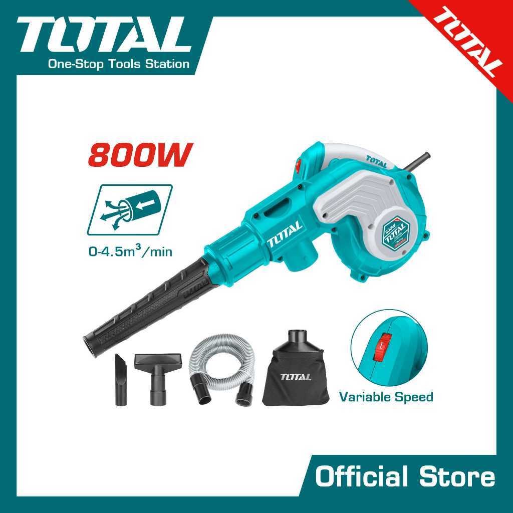 TOTAL เป่าลม+ดูดฝุ่นไฟฟ้า 800w. 2 ระบบ [งานหนัก]  #TB2086