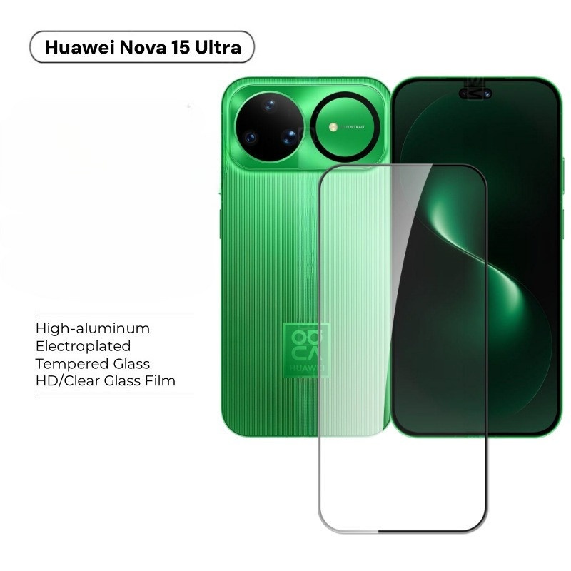 สําหรับ Huawei nova15Ultra Nova15 pro nova15 ป้องกันหน้าจอ 9H Anti-Scratch Nova 15ultra กระจกนิรภัยก