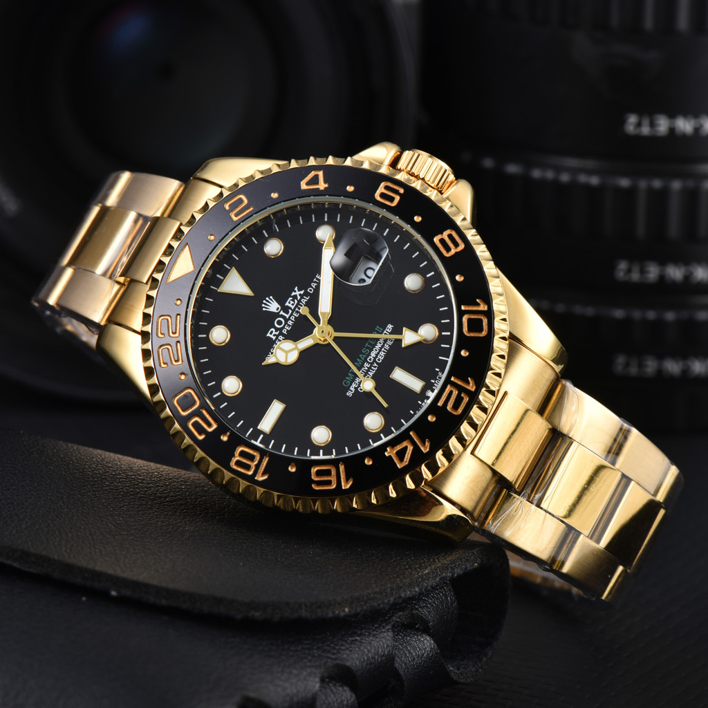 Classic R Submariner GMT-Master Man นาฬิกาธุรกิจสแตนเลสฟังก์ชั่นเต็มรูปแบบ Quarz Chronograph Luminous นาฬิกาข้อมือ - รูปที่ 7