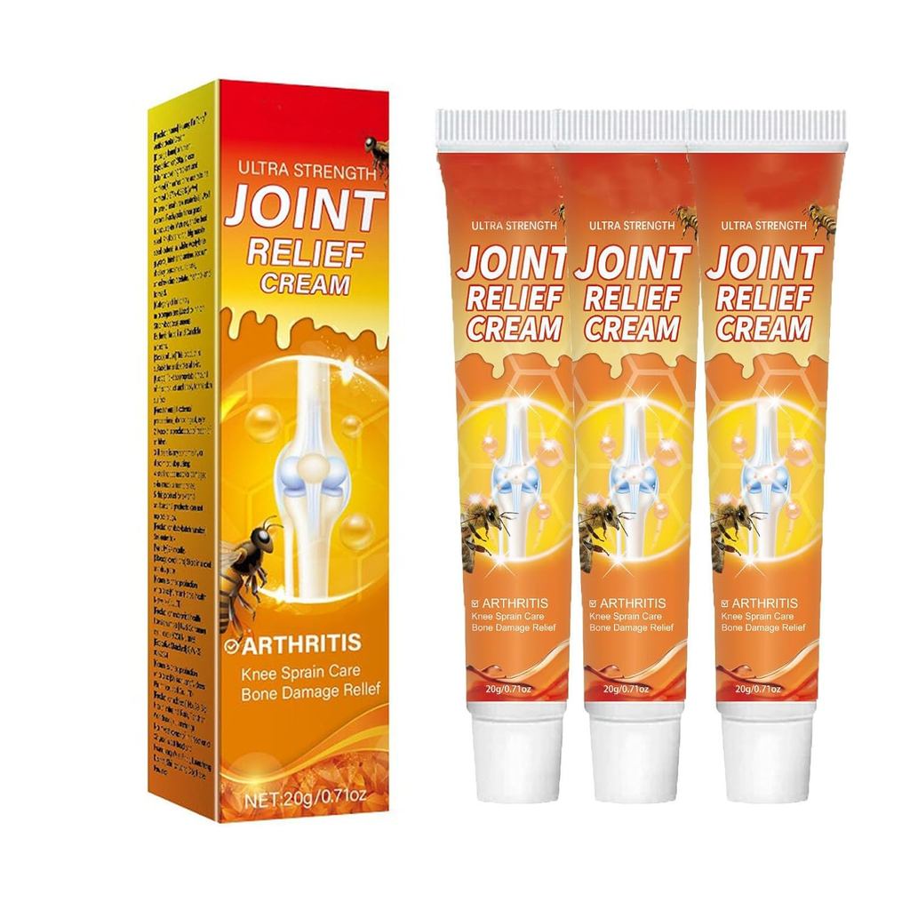 ครีมบรรเทาข้อต่อและกล้ามเนื้อ Muscle-Soothing Bee Venom Gel สำหรับเข่า หลัง คอ เท้า และไหล่