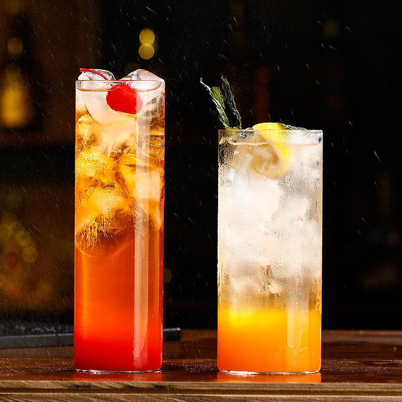 Collins Cup แก้วค็อกเทลทรงยาวทรงตรง แก้วค็อกเทล แก้วคริสตัล บางเฉียบ สำหรับเครื่องดื่มเย็น วิสกี้ แก้วคลาสสิค - รูปที่ 4