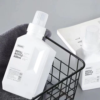 ขวดน้ำยาซักผ้า กล่องเก็บน้ำยา ขวดรีฟิล ขวดเปล่า 400/600/1000ml ขวดพลาสติก