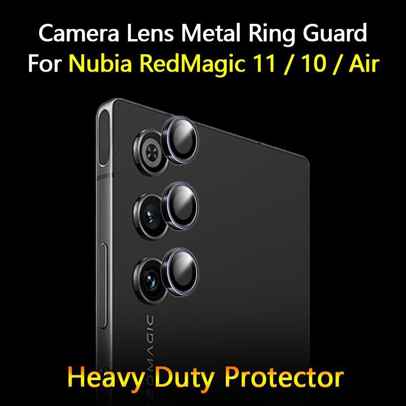 ตัวป้องกันเลนส์สําหรับ Nubia RedMagic 11 10 Air Ultra Thin Clear เลนส์กล้อง Shield แหวนโลหะ Guard กระจกนิรภัยฟิล์มหมวก - กรณีที่เป็นมิตร