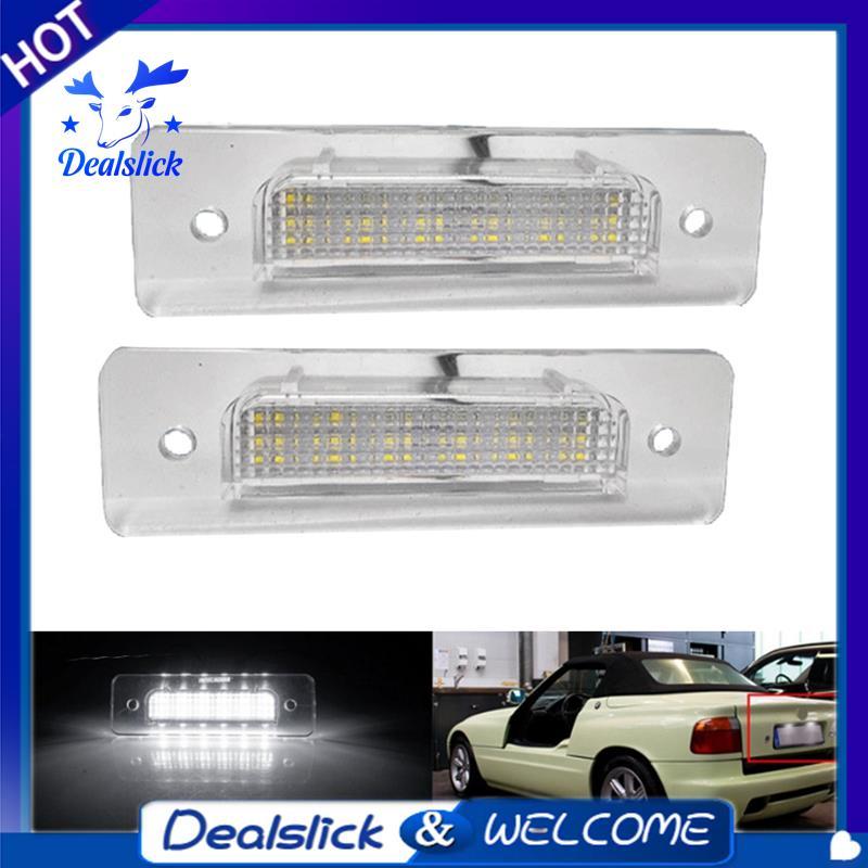 รถด้านหลัง LED ป้ายทะเบียนสําหรับ BMW E30 E12 E28 E24 E23 E26 รถอะไหล่อุปกรณ์เสริม 63261372766 63261