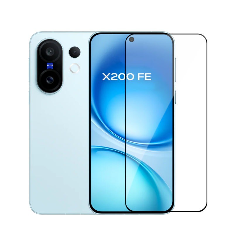 กันรอย Vivo X200 FE ฟิล์มกระจกใส Vivo X200 FE / X200FE กระจกกันรอย แบบใส เต็มจอ Vivo X200 FE Screen 