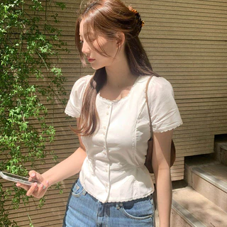 เสื้อเบลาส์ผู้หญิงแฟชั่นผู้หญิง สไตล์น่ารัก ดูดี