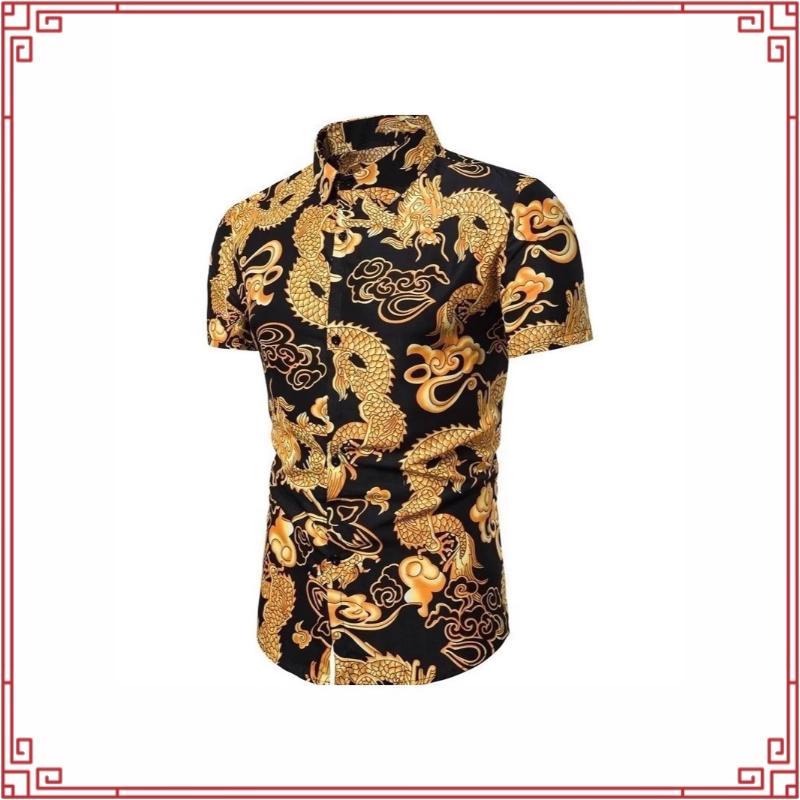 John Henry เสื้อเชิ้ตแขนสั้นผู้ชาย รุ่น Men's Short Sleeves Relaxed Fit Shirt (Red) Code: JH S125MSS