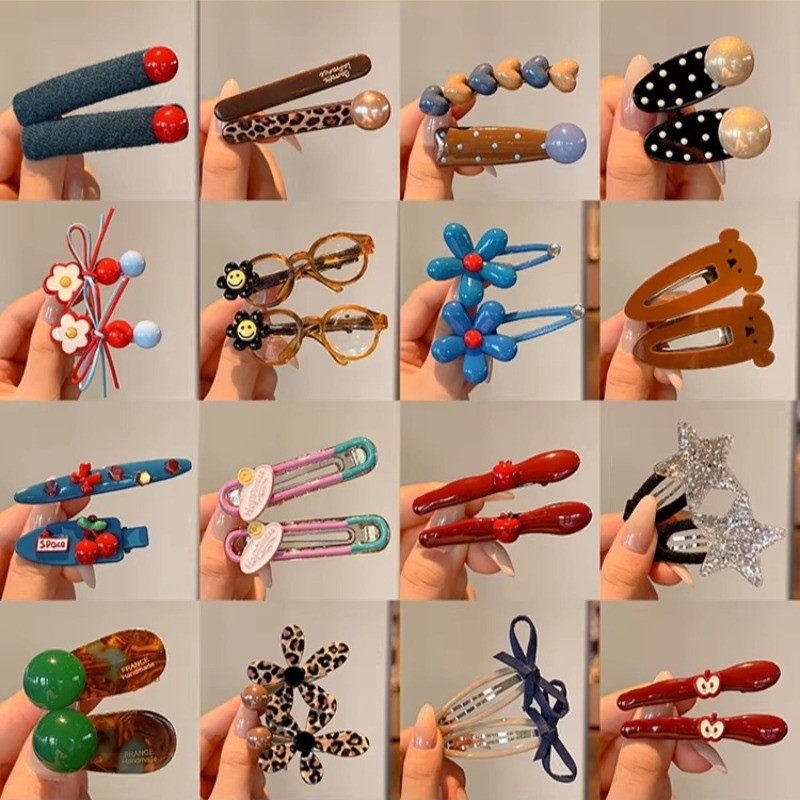 ชุดอุปกรณ์แต่งผม 2 ชิ้น สไตล์เกาหลี สำหรับผมม้าและทรงผมอื่นๆ - รูปที่ 3